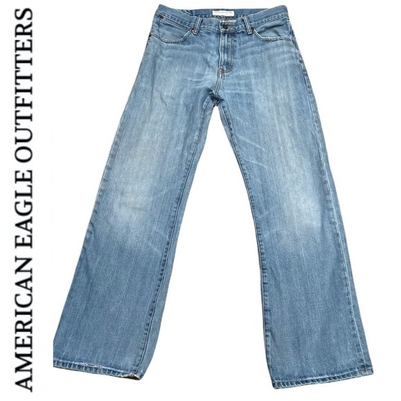 American Eagle Relaxed Fit Bootcut Jeans - Picture 2 of 11